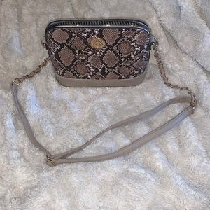 Snake print mini bag